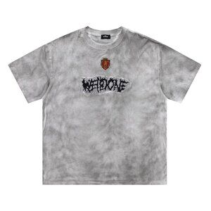 We11done Pure Cotton Loose Grey Short-Sleeved Shirt